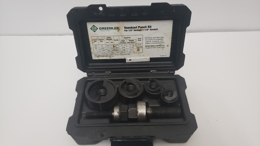 Greenlee 735BB punch kit ball bearing 1/2