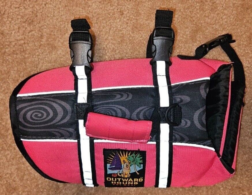 Dog Puppy Life Jacket Vest Harness OUTWARD HOUND Flotation Orange XS - Photo 1