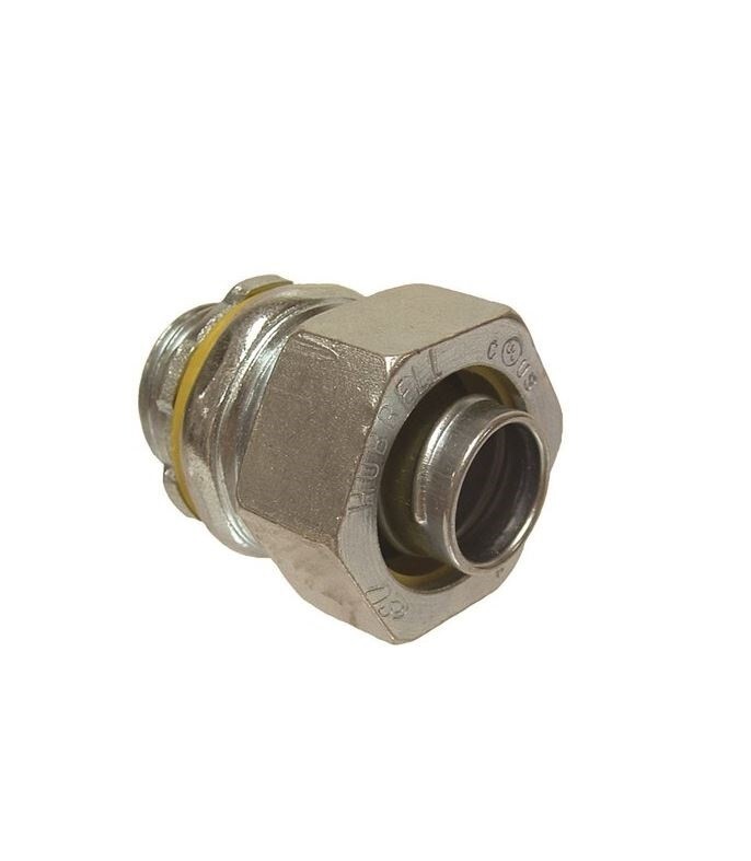 Raco 3402-8 Steel Malleable Iron Straight Connector 1/2 in. Trade - Photo 1