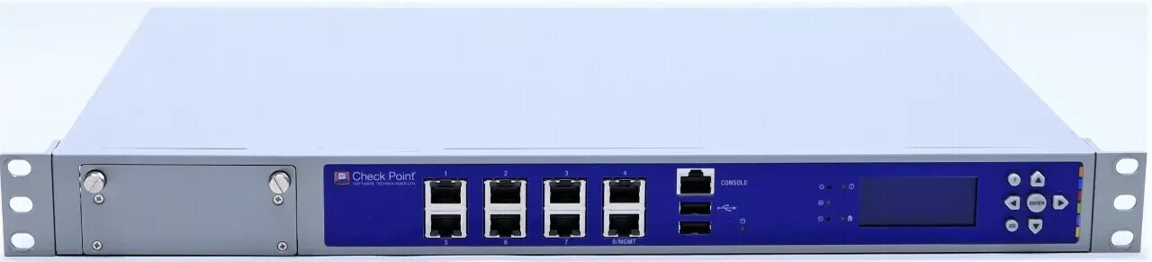 Check Point 4600 8 port Gigabit 1U Rackmount Firewall - Photo 1