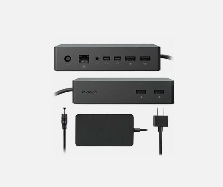 Microsoft Surface 1661 Pro Dock 3 4 5 6 7 X Book dock with AC adapter - Photo 1