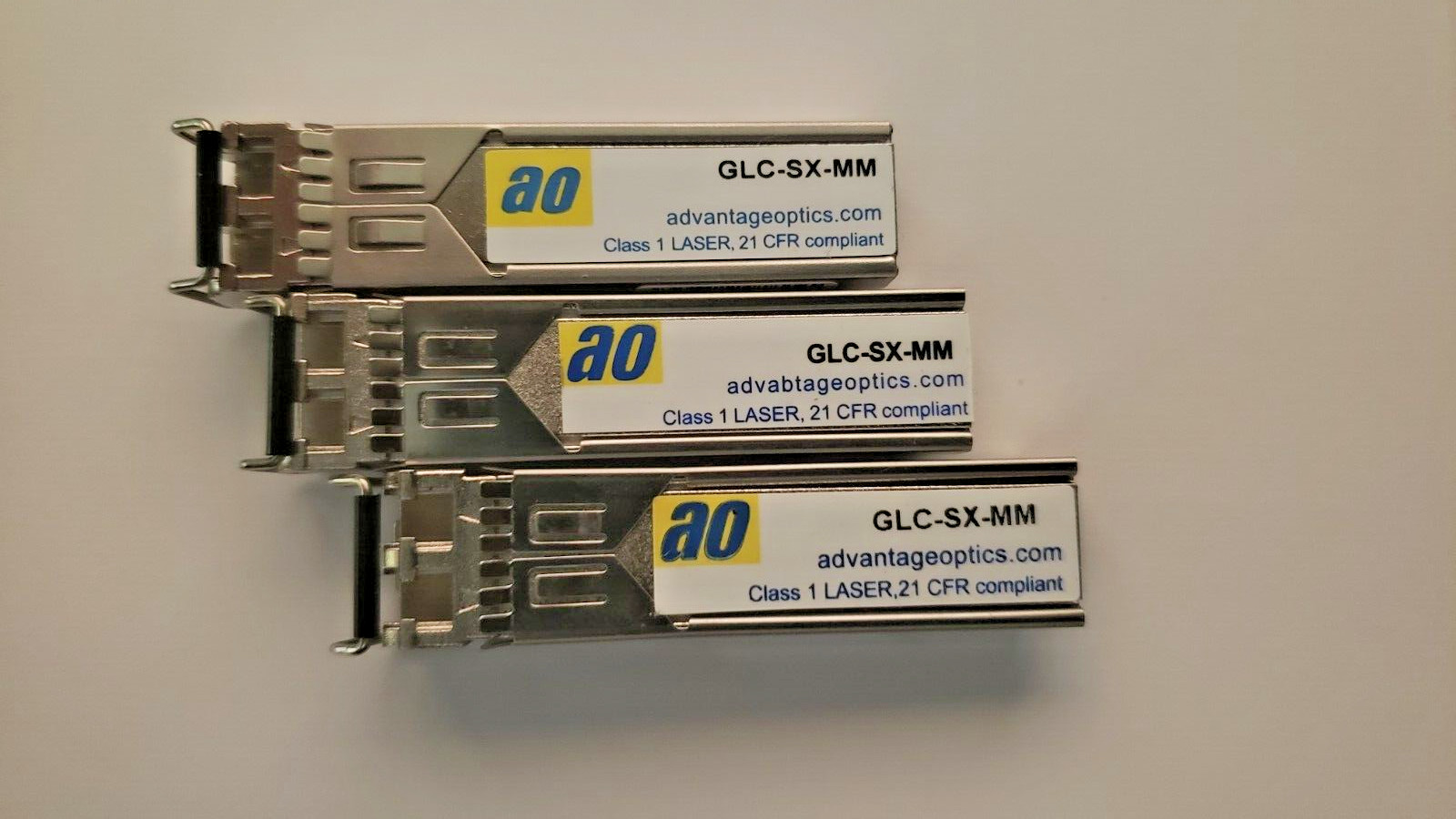 Advantage Optics GLC-SX-MM SFP Transceiver Module Set of 3 - Photo 1