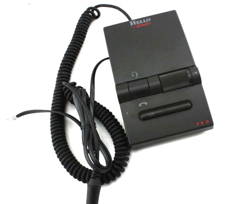 Hello Direct 1500 Hello Set Pro Headset Audio Amplifier W/Cables 6560 - Photo 1